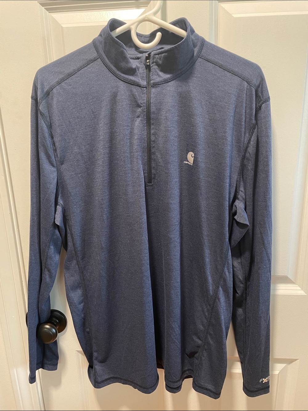 Carhartt Force Extremes Men’s Blue Half-Zip Performance Pullover